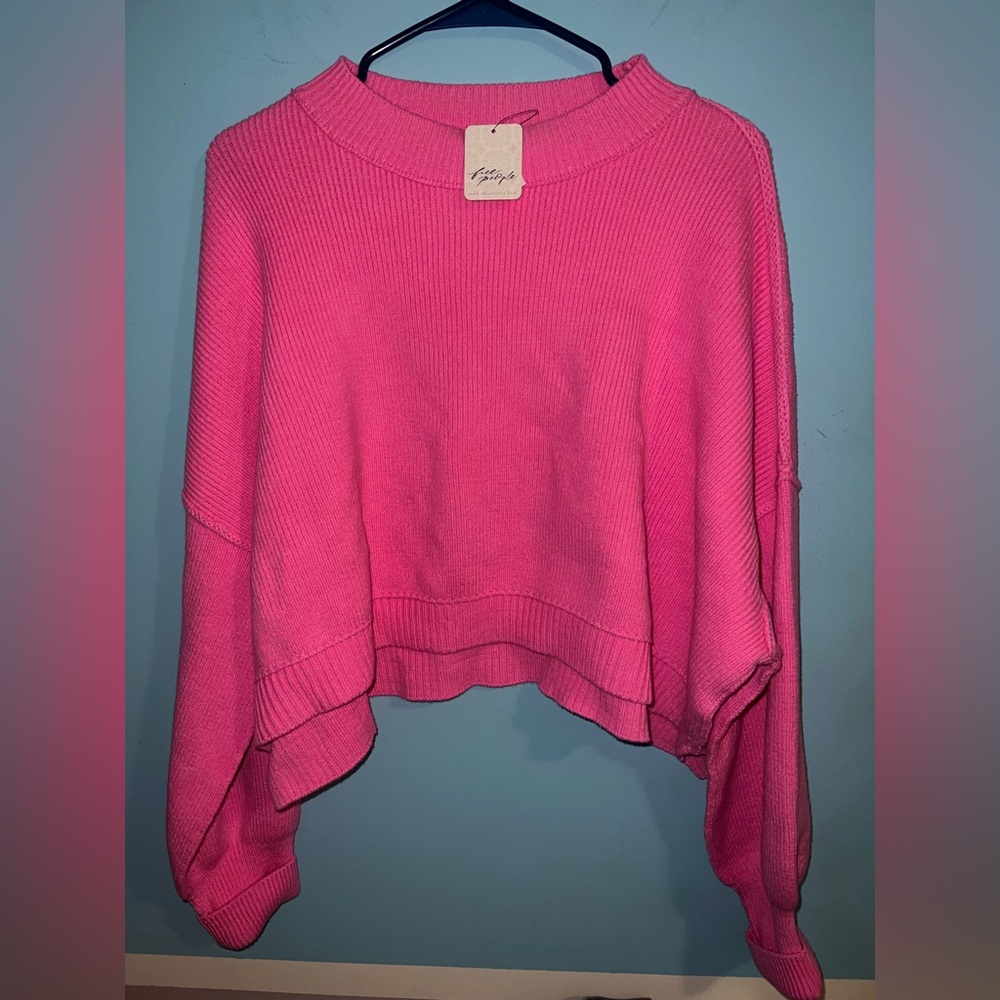 Free People Easy Street Crop - size L - NWT